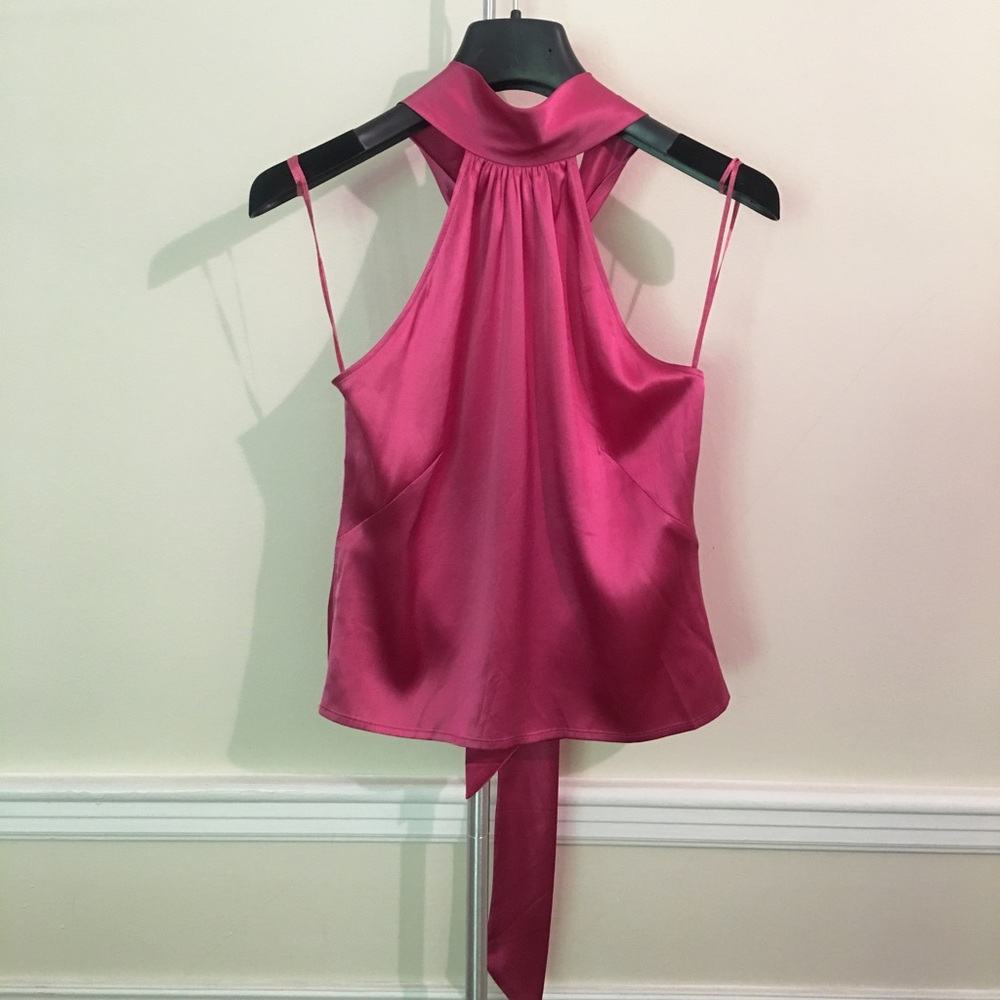 Silk halter top